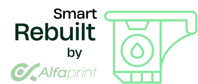 Logo SMART Rebuilt — gamme consommables remanufacturés Alfaprint